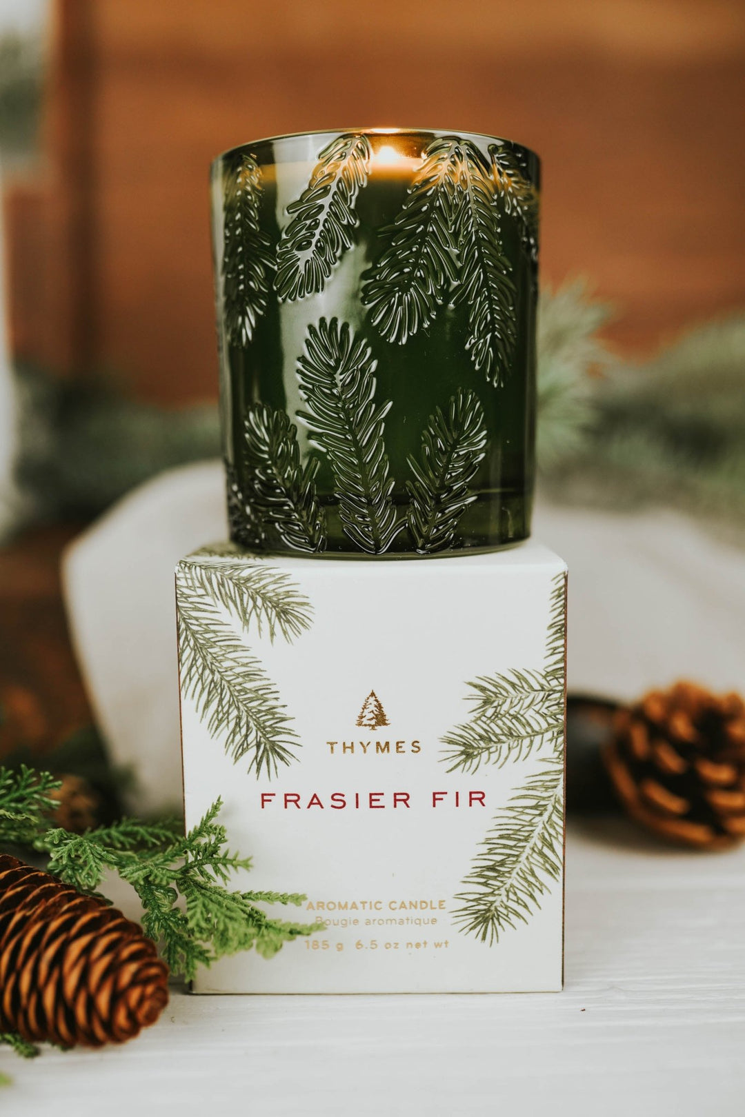 Frasier Fir Green Glass Candle - Heyday