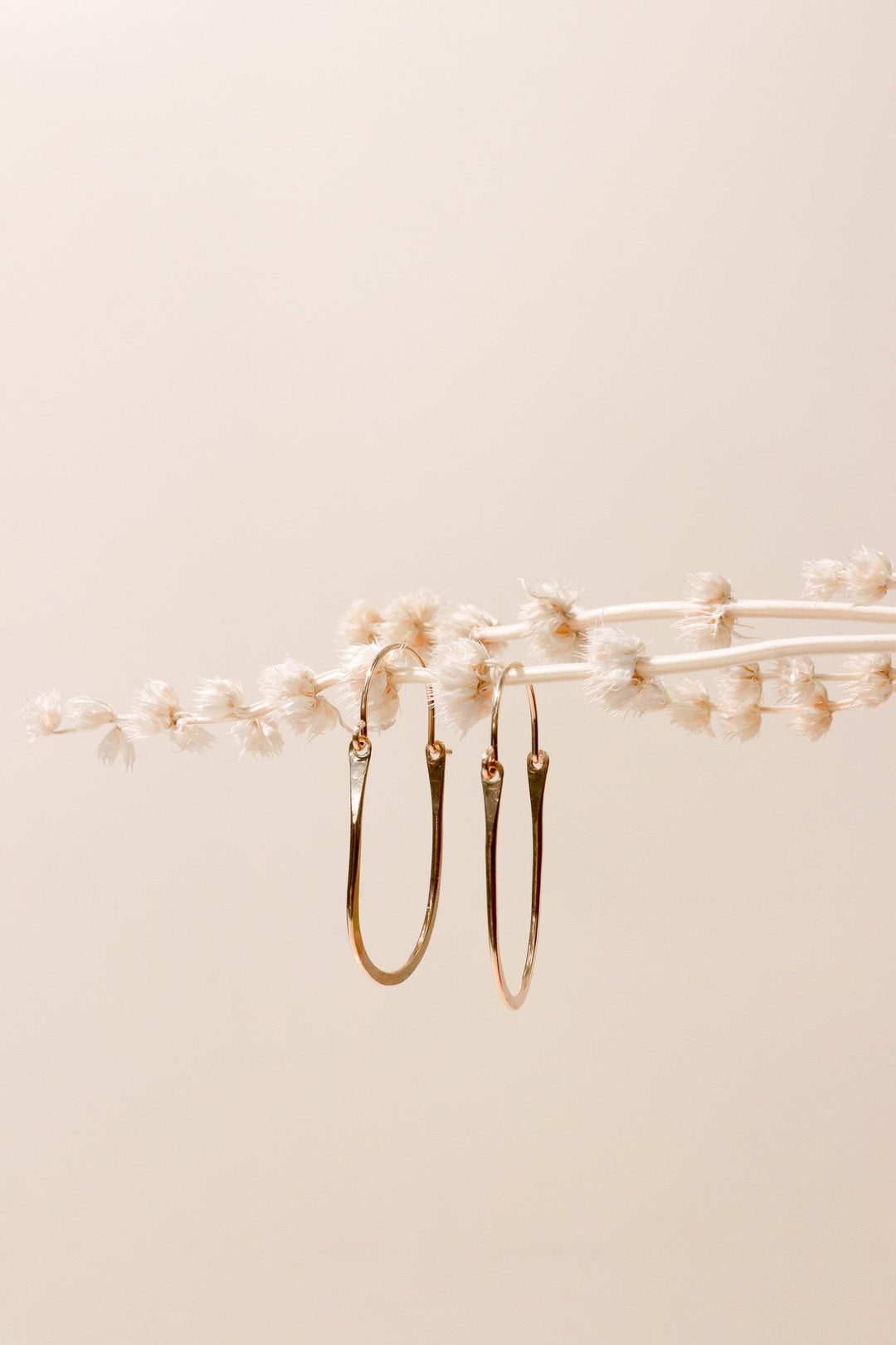 Gold Willow Hoop Earrings - Heyday