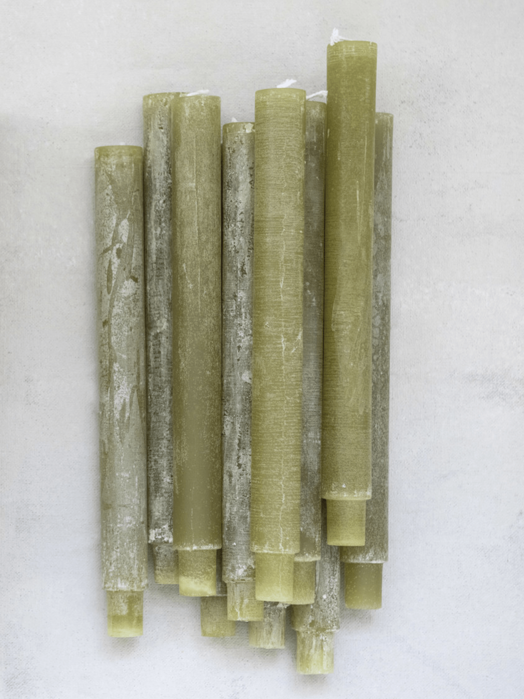 Green Taper Candle - Heyday