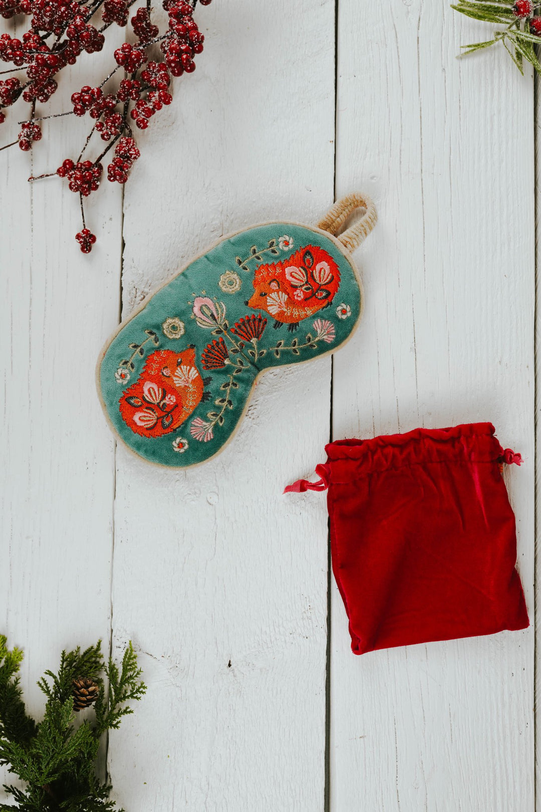Hedgehog Velvet Lavender Eye Mask - Heyday