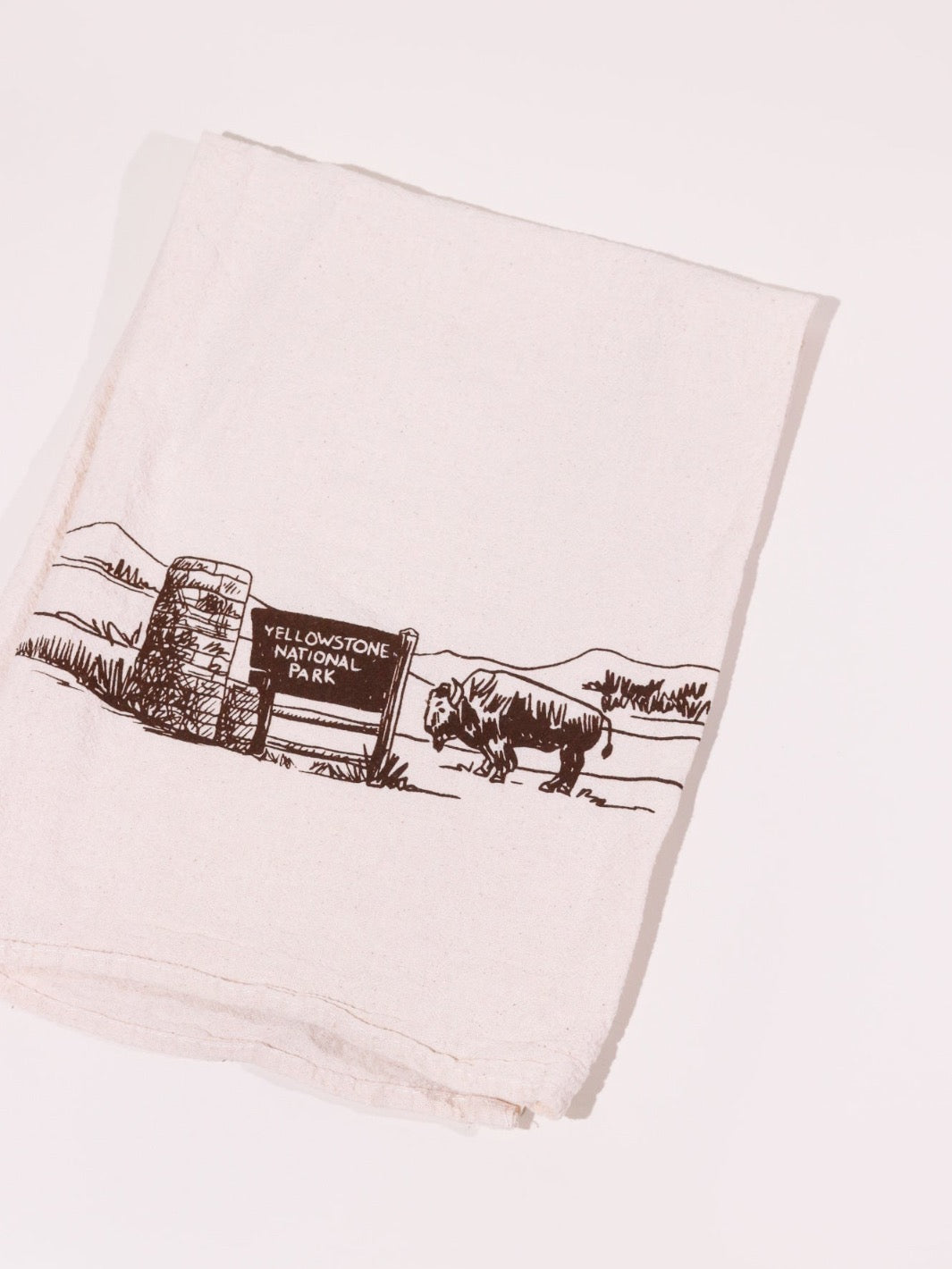 Intrigue Ink Yellowstone Dishtowel - Heyday