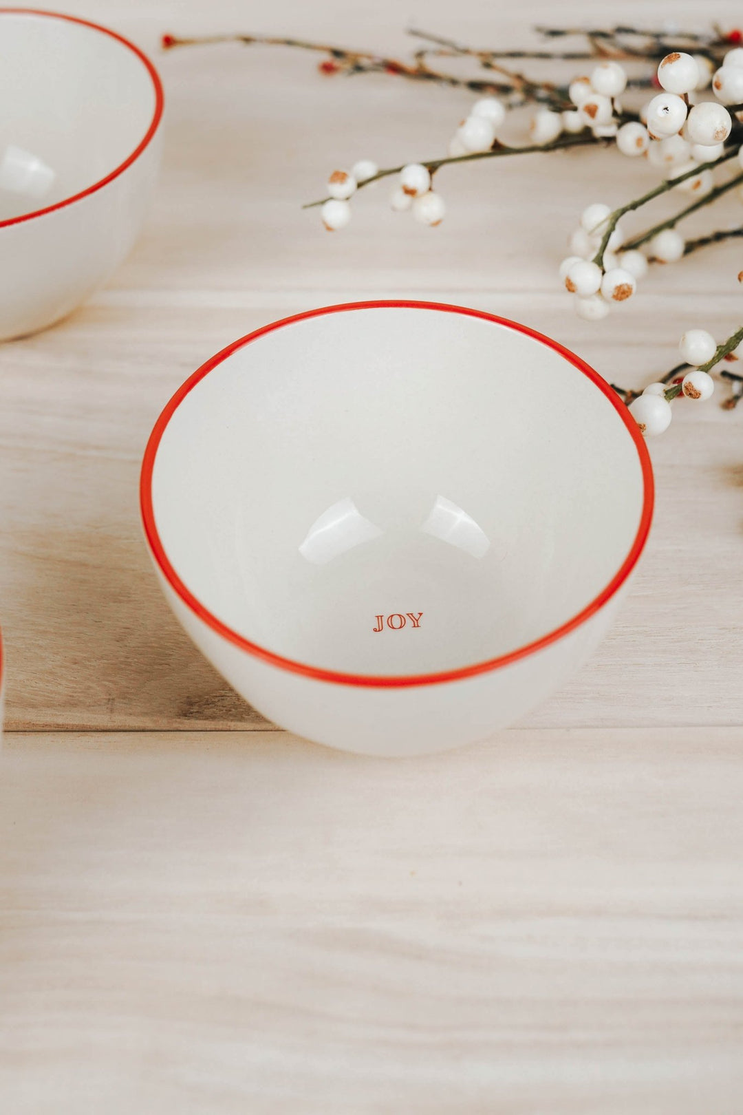 Joy Red Rim Bowl - Heyday