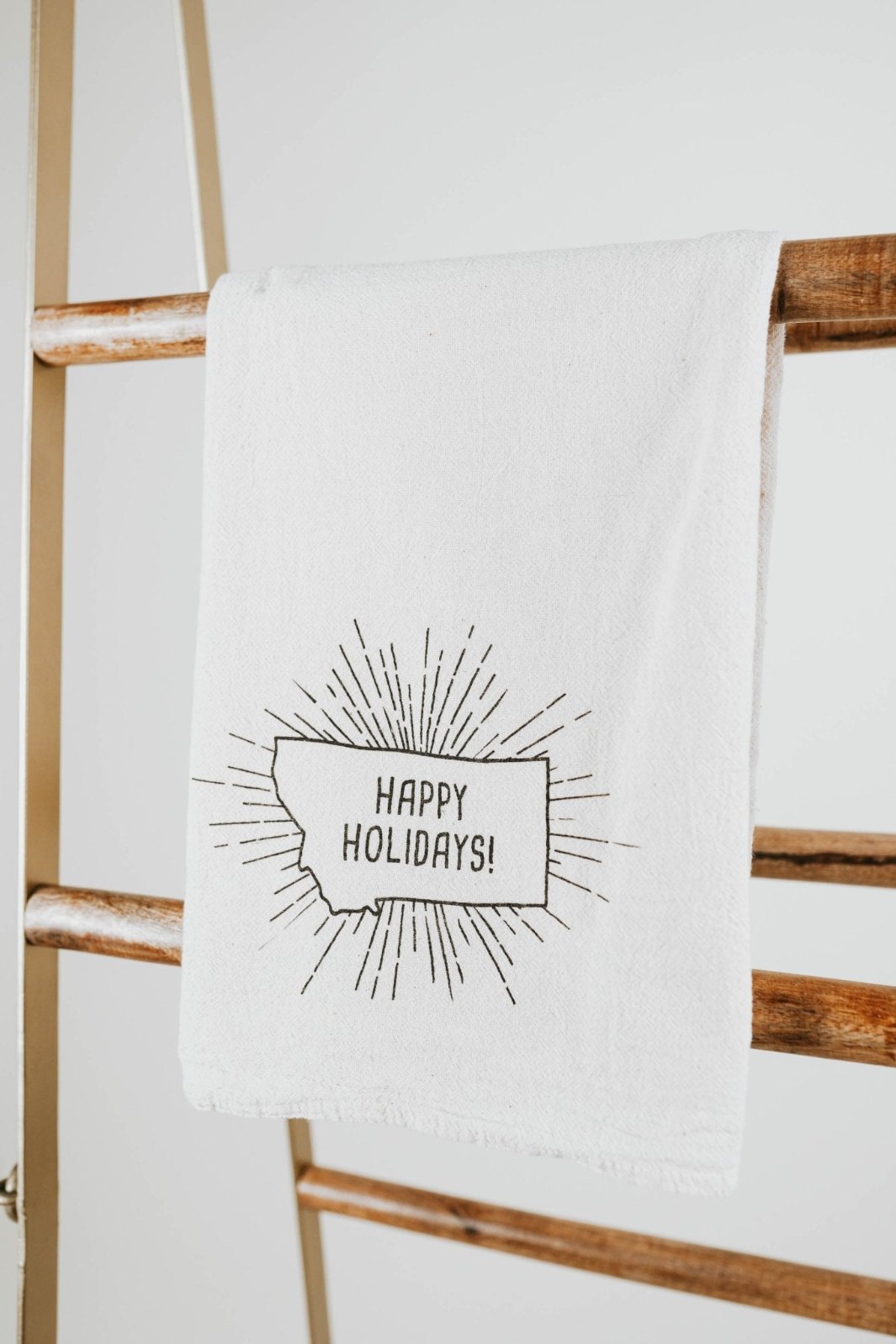 Montana Happy Holidays Dishtowel - Heyday
