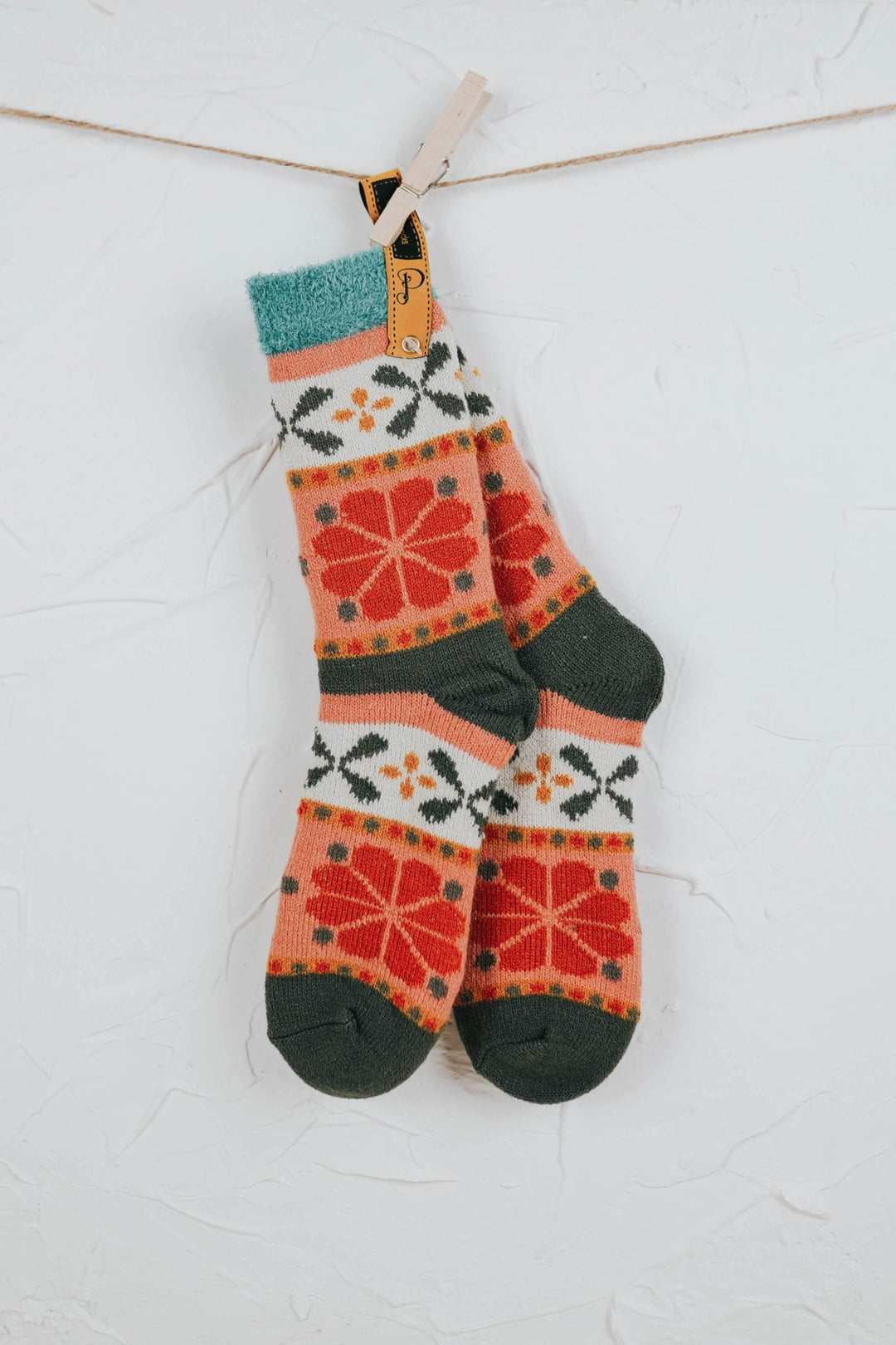 Petal Fair Isle Socks - Heyday