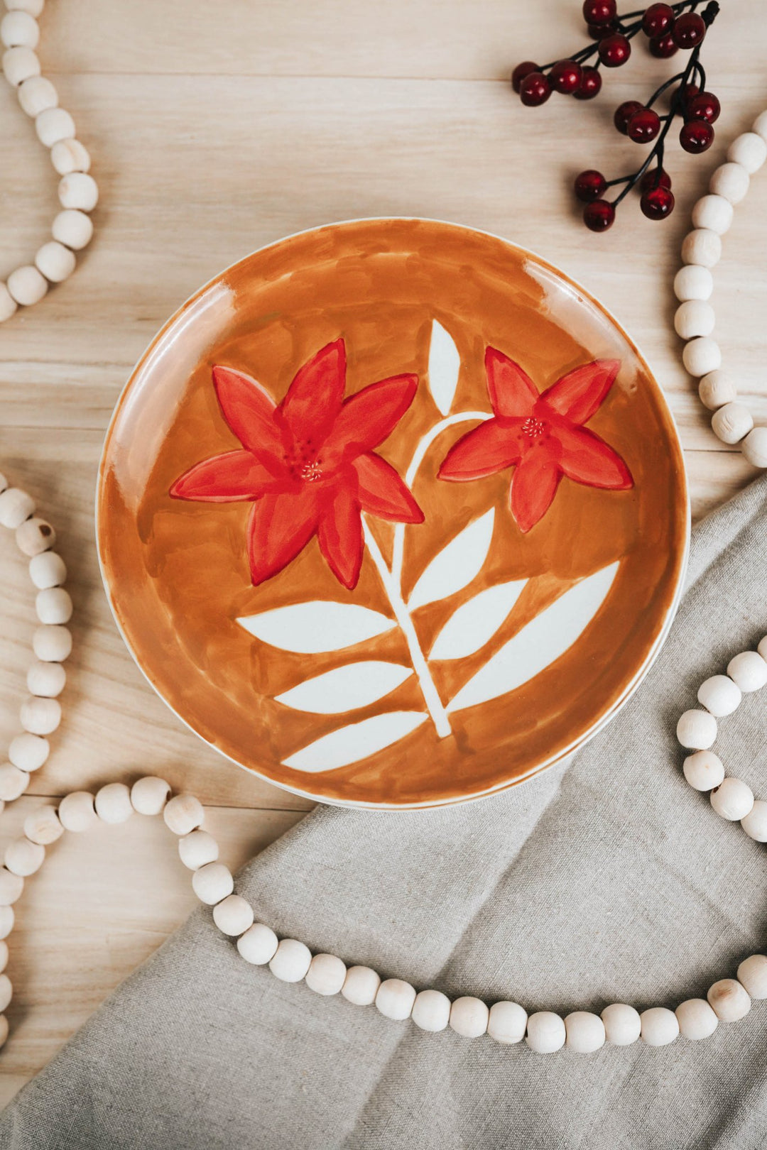 Poinsettia Plate - Heyday