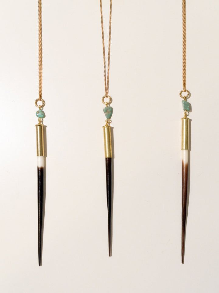 Quill + Turquoise Necklace - Heyday