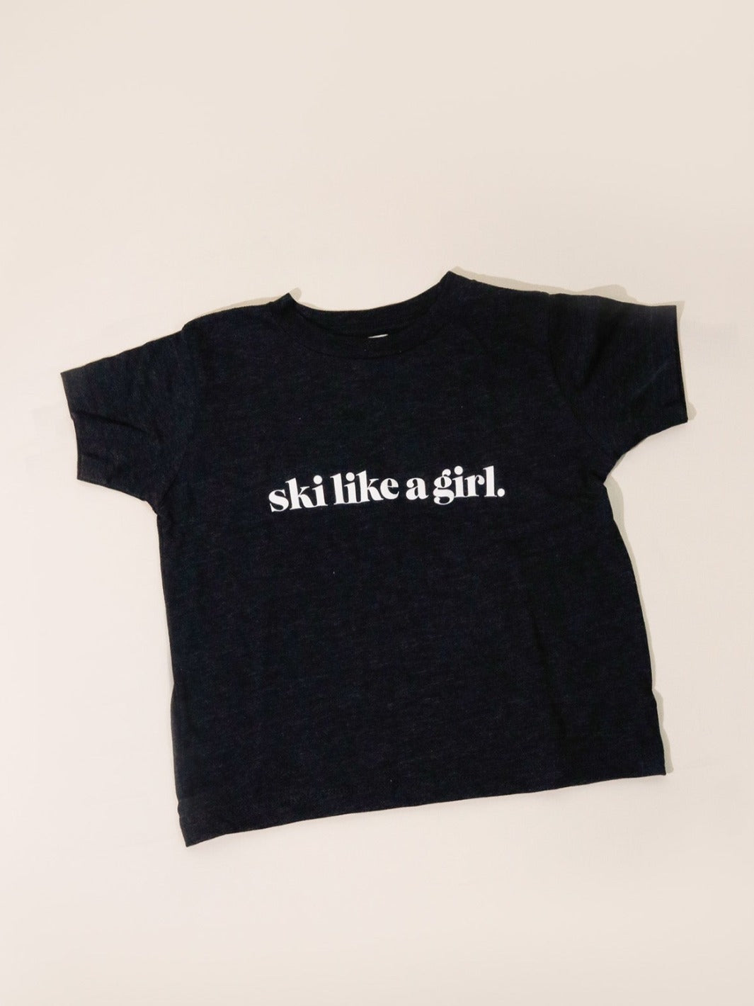 Ski Like A Girl White Sticker - Heyday Bozeman