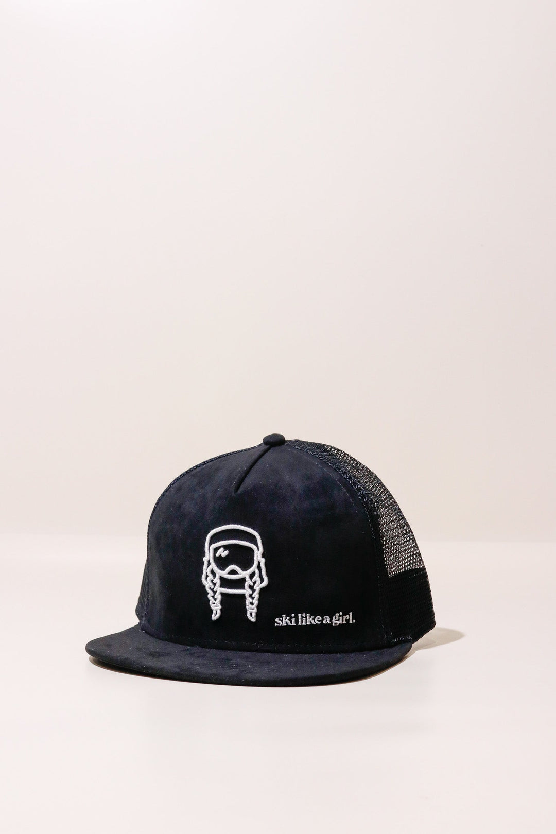 Ski Like a Girl Velour Snapback Hat - Heyday
