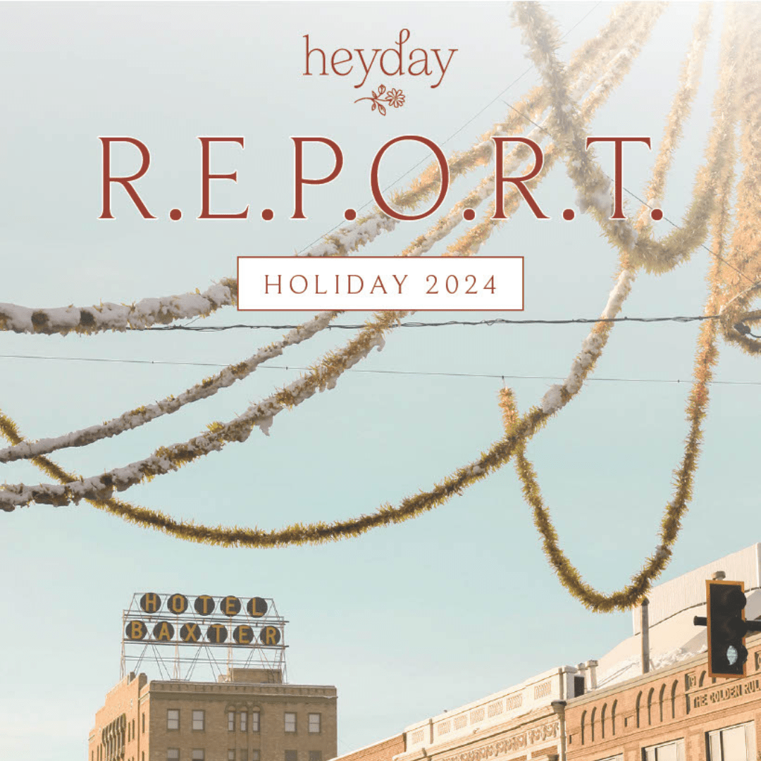 Heyday's Holiday R.E.P.O.R.T. - Heyday