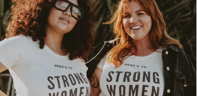 Here's to Strong Women T-shirts at Heyday