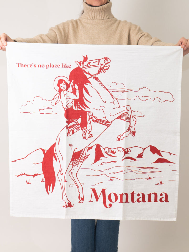 No Place Like Montana Kitchen Towel