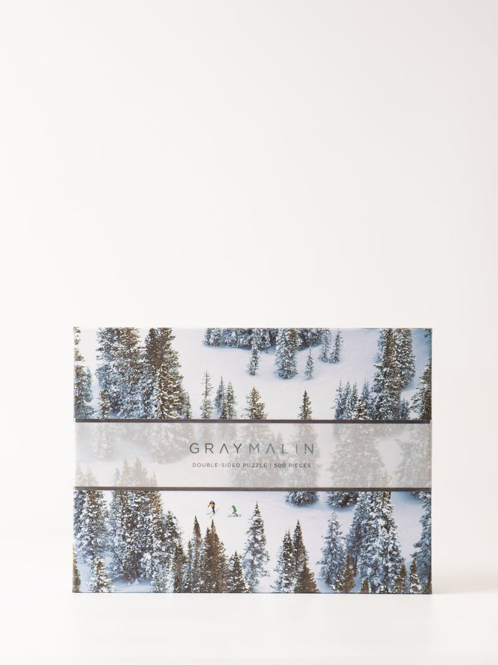 Gray Malin Snow Double-Sided Puzzle