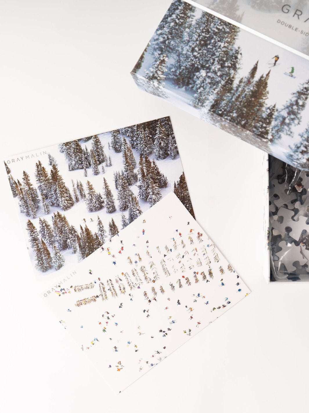 Gray Malin Snow Double-Sided Puzzle