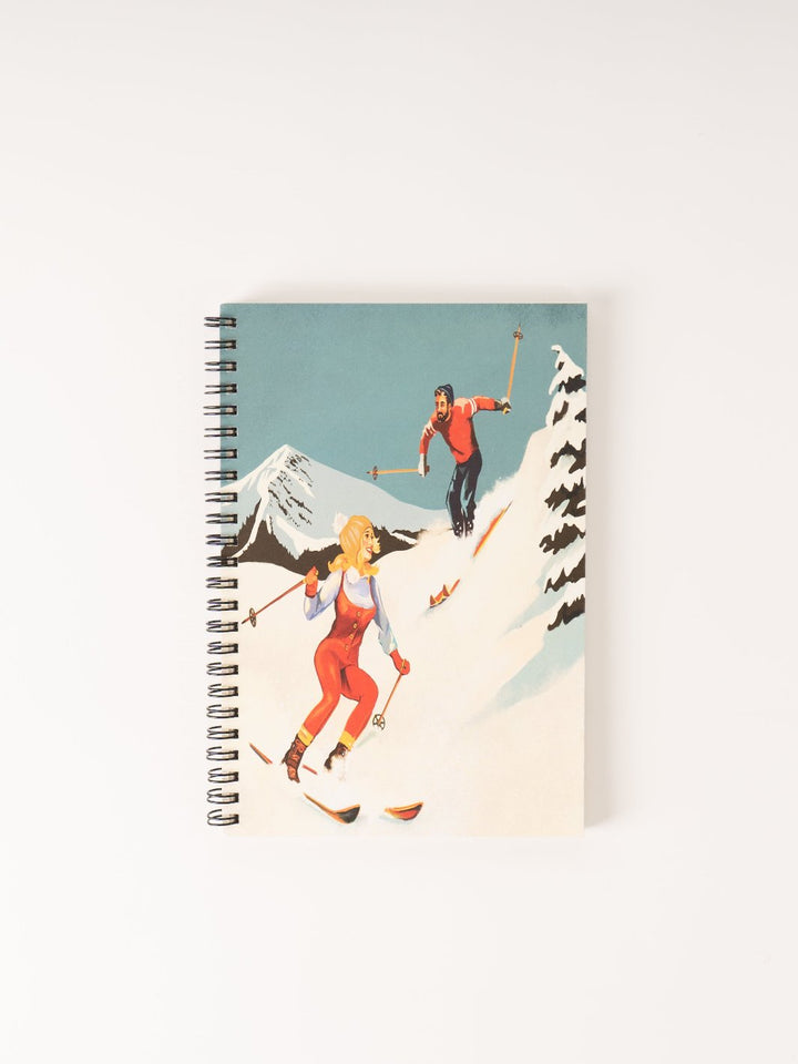 Retro Skiing Notebook