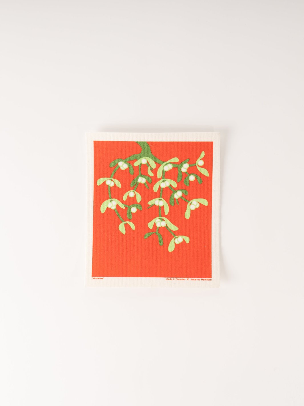 Mistletoe Swedish Dishcloth