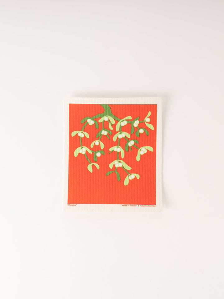 Mistletoe Swedish Dishcloth