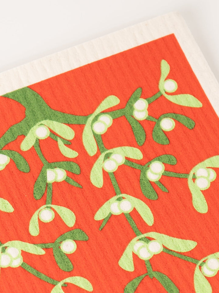 Mistletoe Swedish Dishcloth