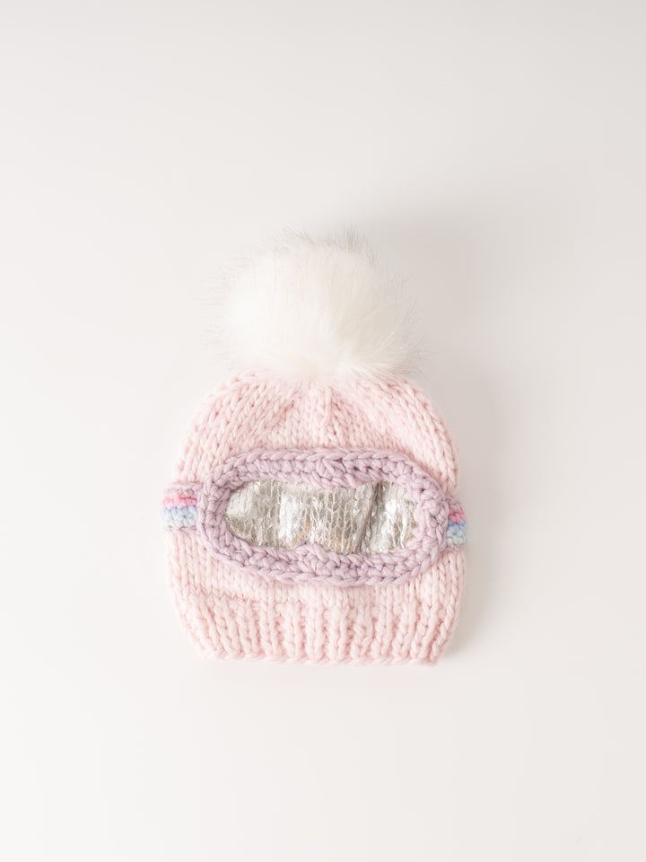 Ski Goggle Beanie Pink