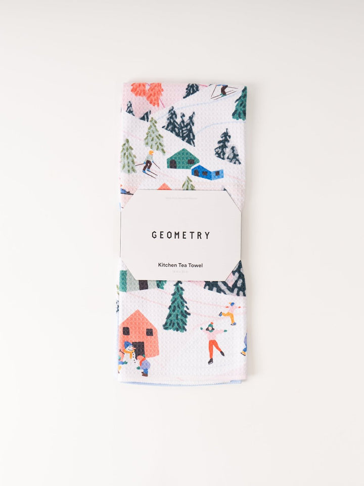 Winter Holiday Microfiber Tea Towel