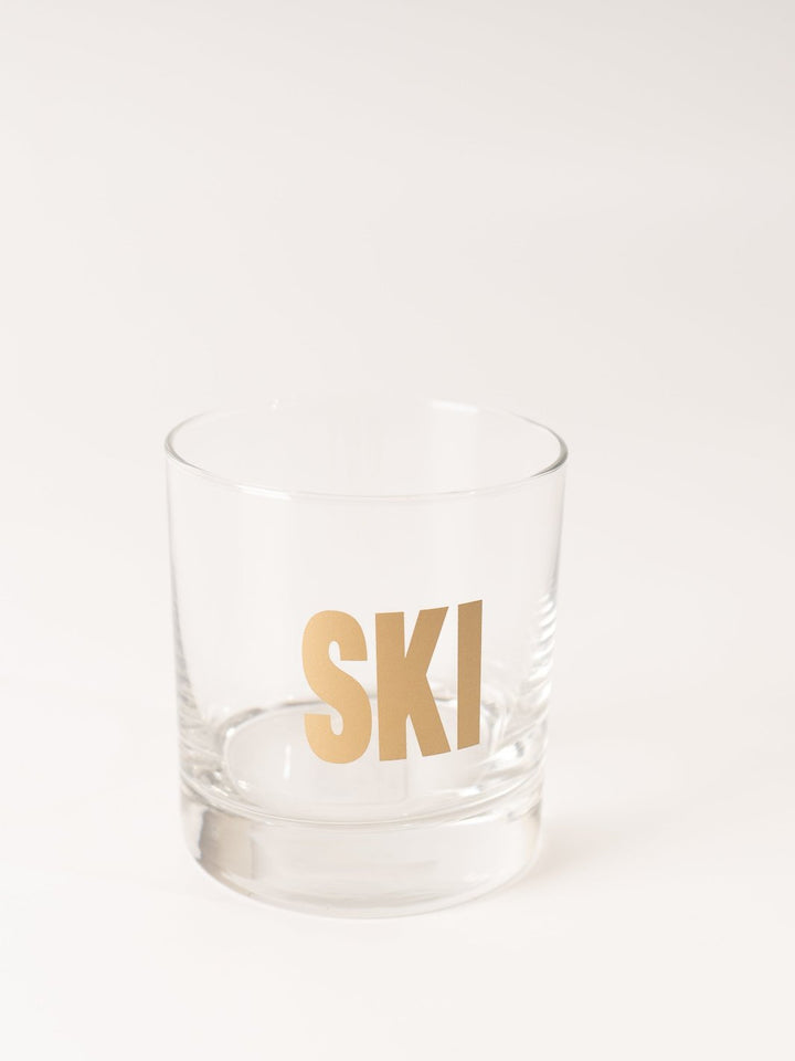 Ski Rocks Glass