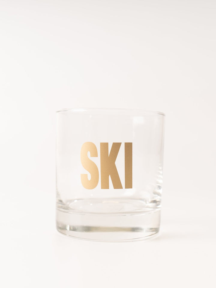 Ski Rocks Glass