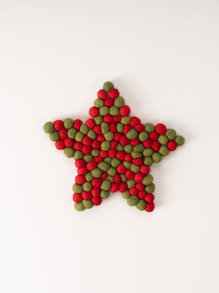 Wool Star Trivet