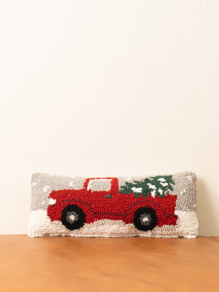 Christmas Truck Hook Pillow