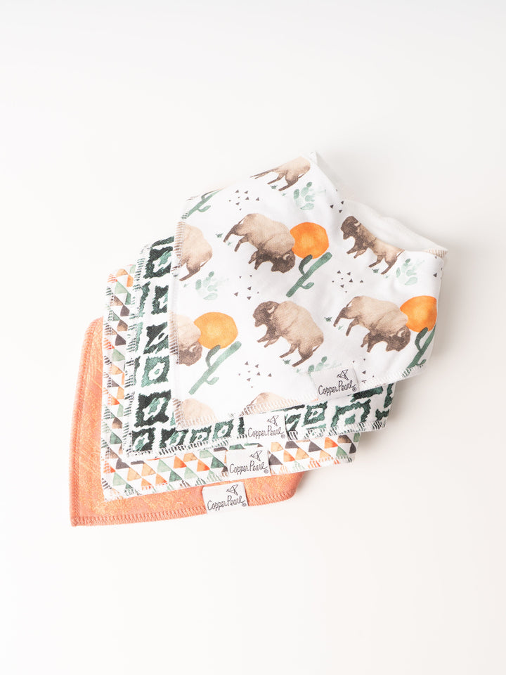Bison Bandana Bib Set