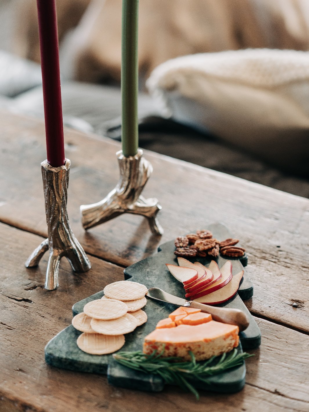 Marble Tree Shaped Cheese Board