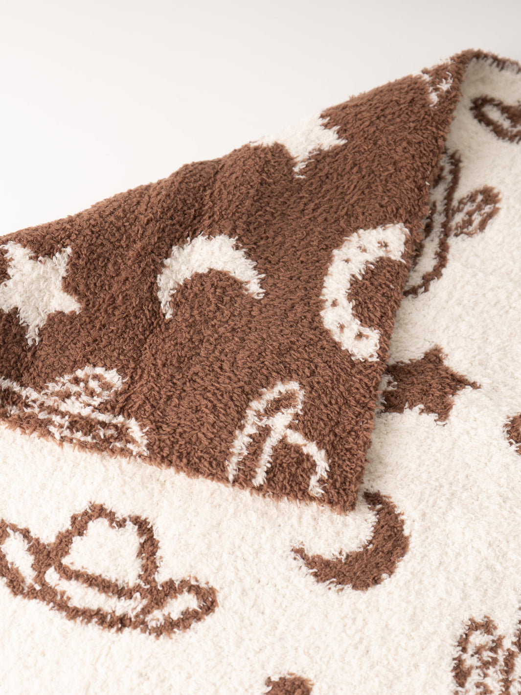 Plush Western Baby Blanket