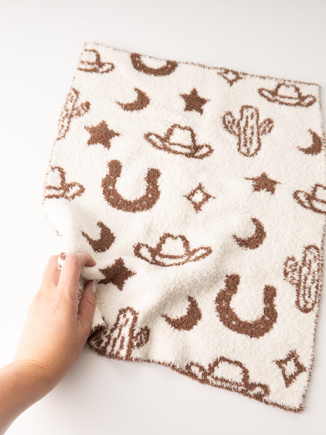 Plush Western Baby Blanket