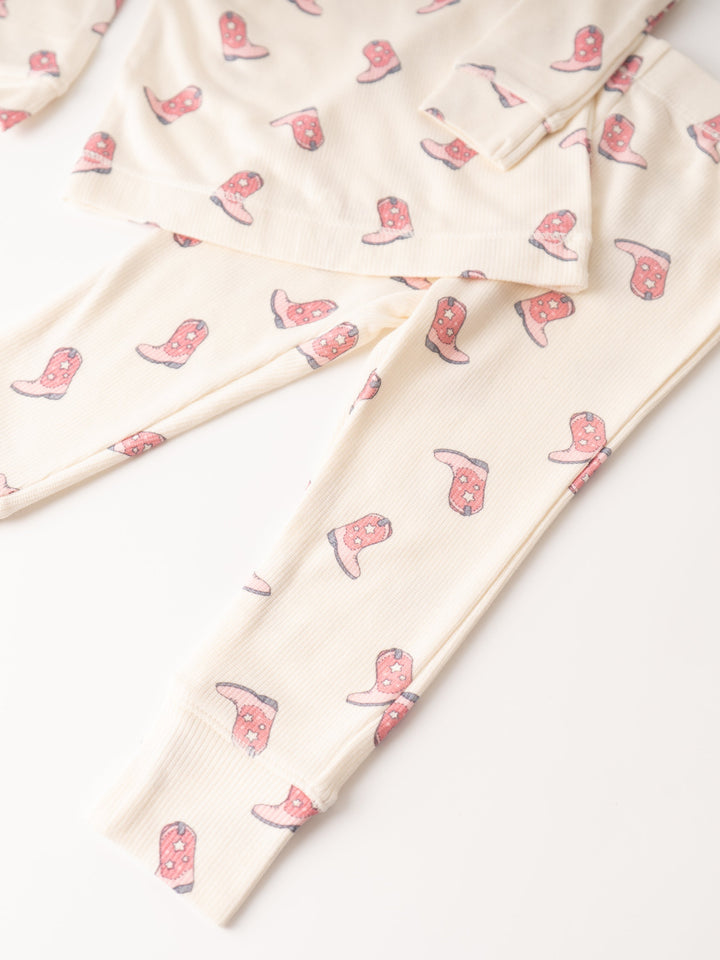 Cowgirl Boots Loungewear Set