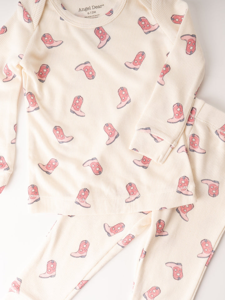 Cowgirl Boots Loungewear Set