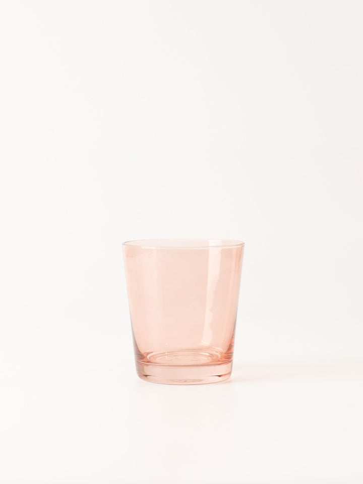 Pink Low Ball Glass