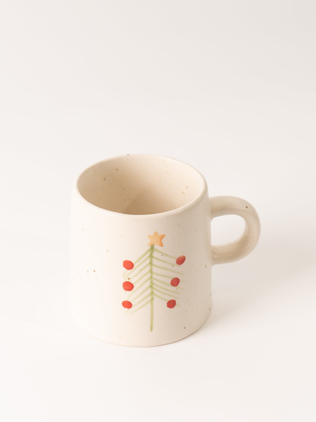 Red Dot Christmas Tree Mug