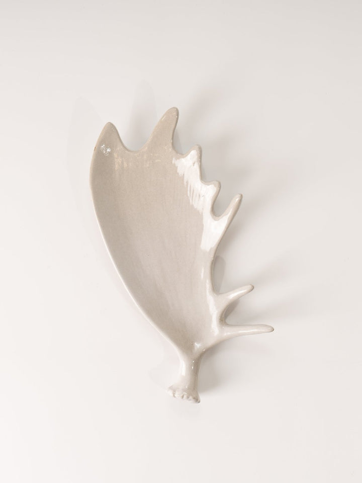 Grey Moose Antler Plate