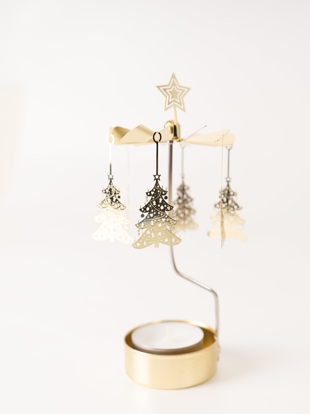 Christmas Tree Rotary Candleholder