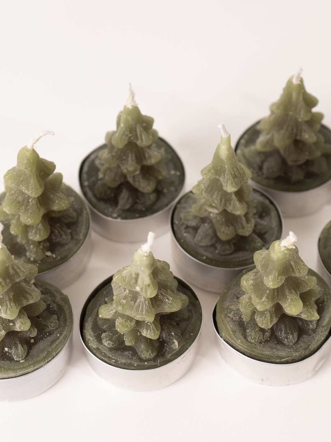 Evergreen Tree Tealight Set