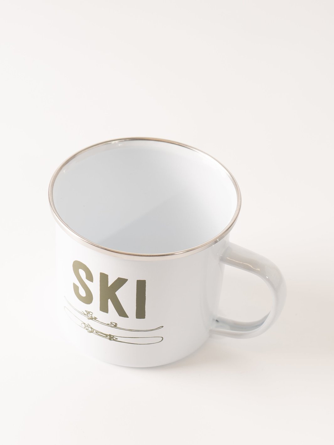 Ski Enamel Mug