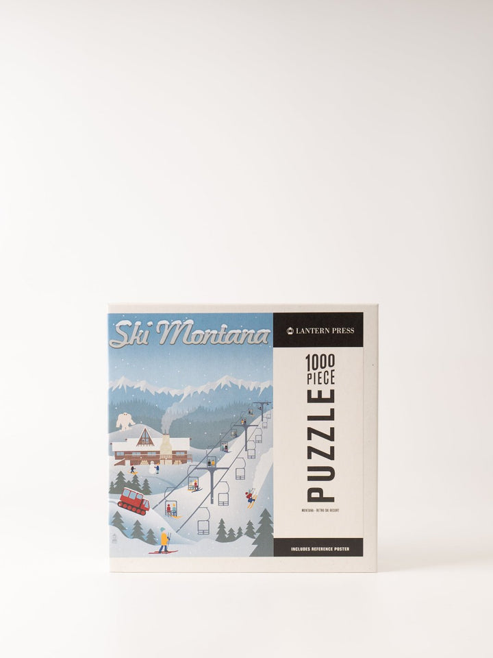 Retro Montana Ski Puzzle