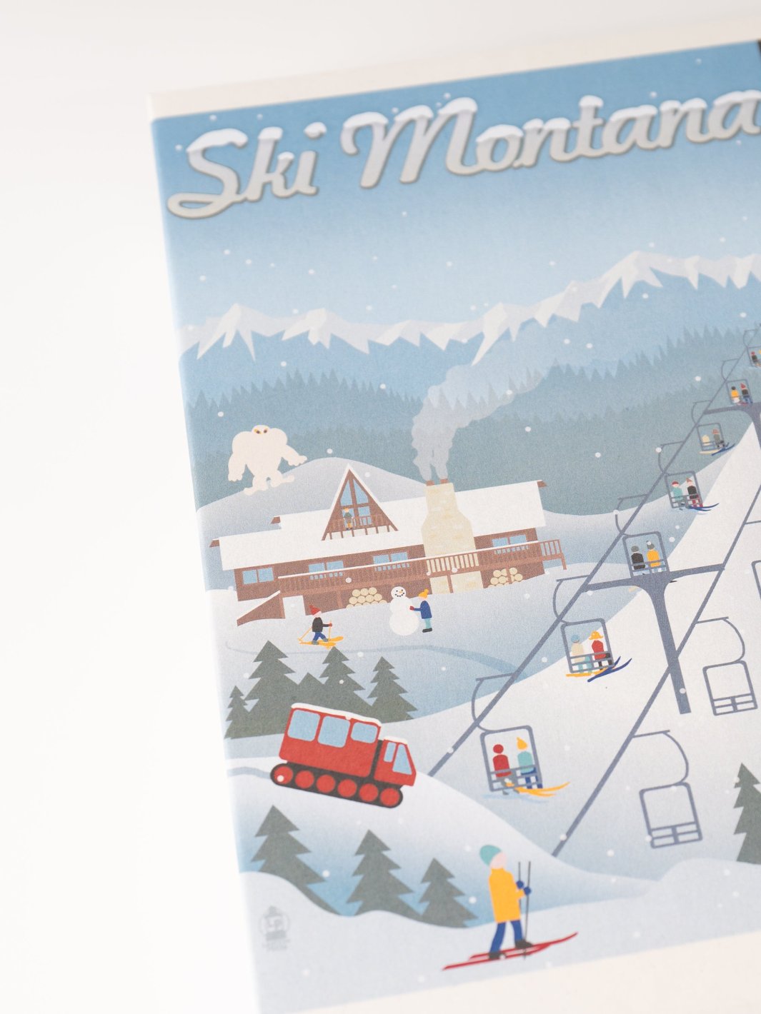 Retro Montana Ski Puzzle