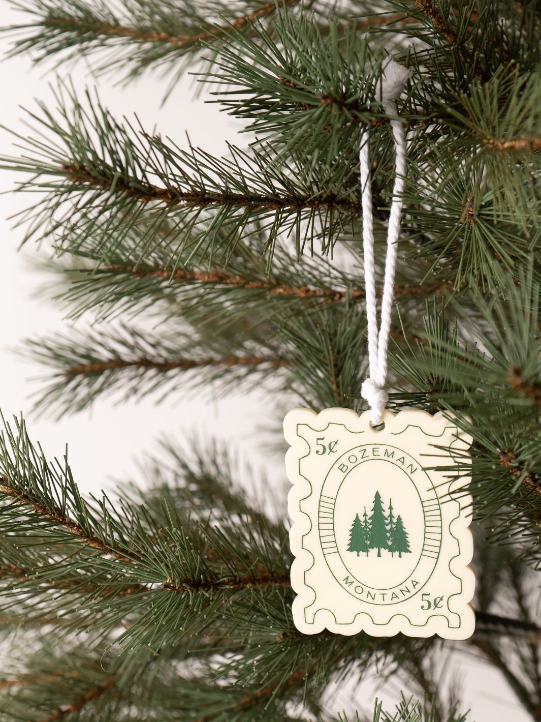 Bozeman Tree Stamp Ornament