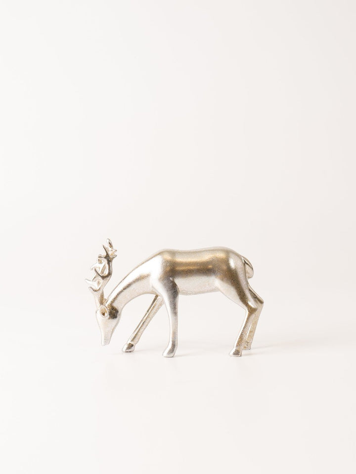 Grazing Silver Reindeer