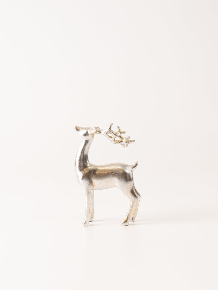 Standing Silver Reindeer