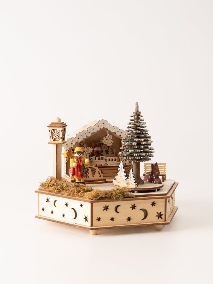 Christmas Village Music Box