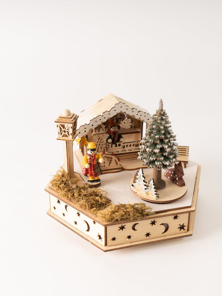 Christmas Village Music Box