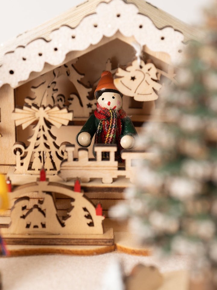 Christmas Village Music Box