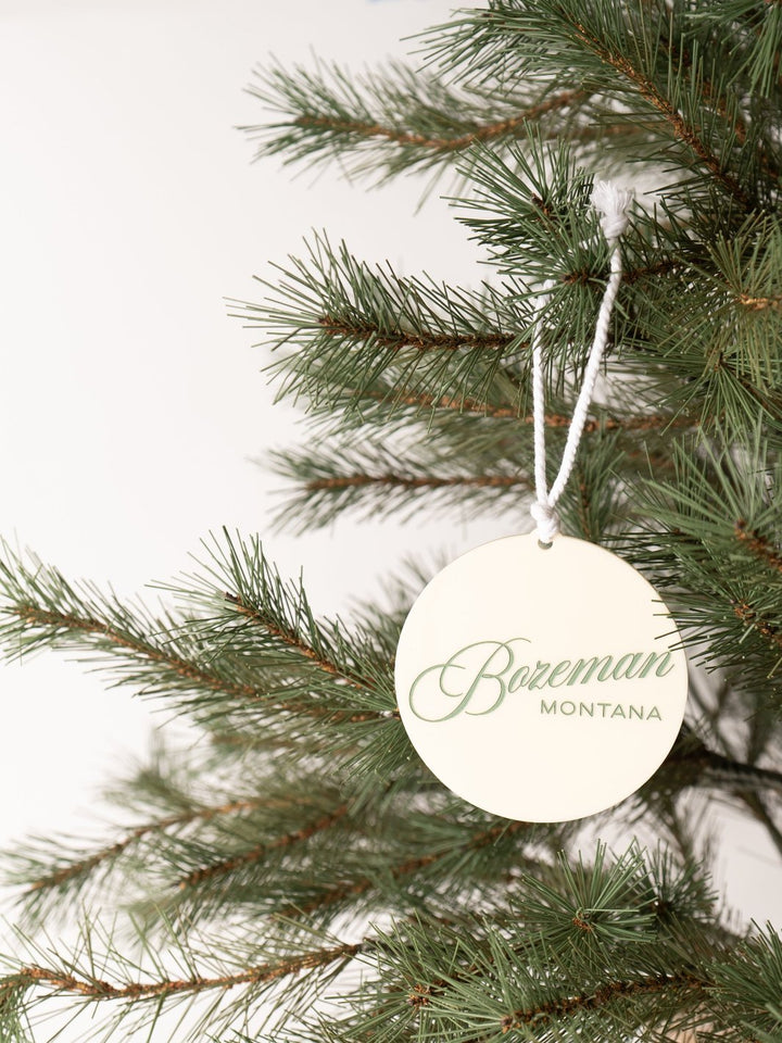 Bozeman Round Ornament