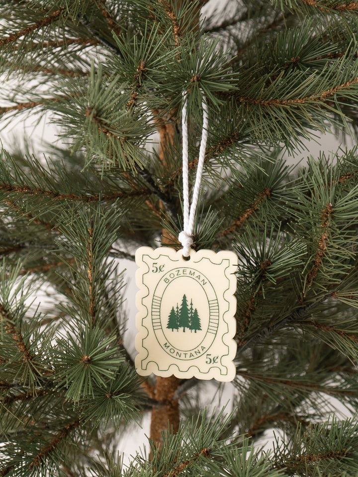 Bozeman Tree Stamp Ornament