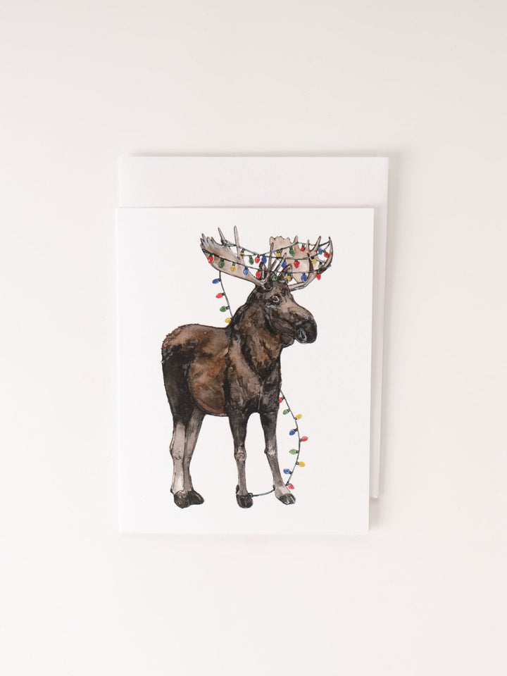 Christmas Moose Christmas Card